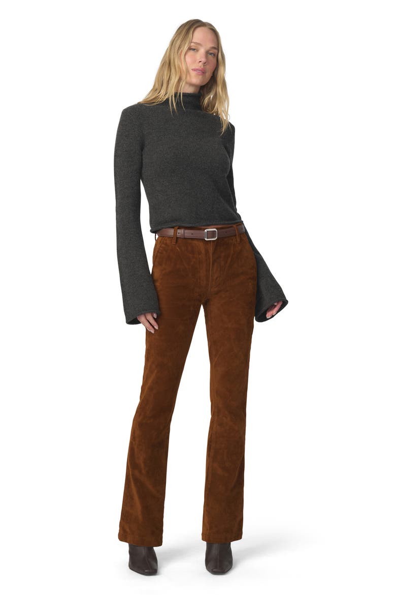 The Jane Wool & Yak Hair Turtleneck Sweater, Alternate, color, CHARCOAL