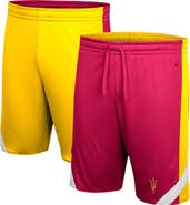 COLOSSEUM Men's Colosseum Maroon/Gold Arizona State Sun Devils Am I Wrong Reversible Shorts