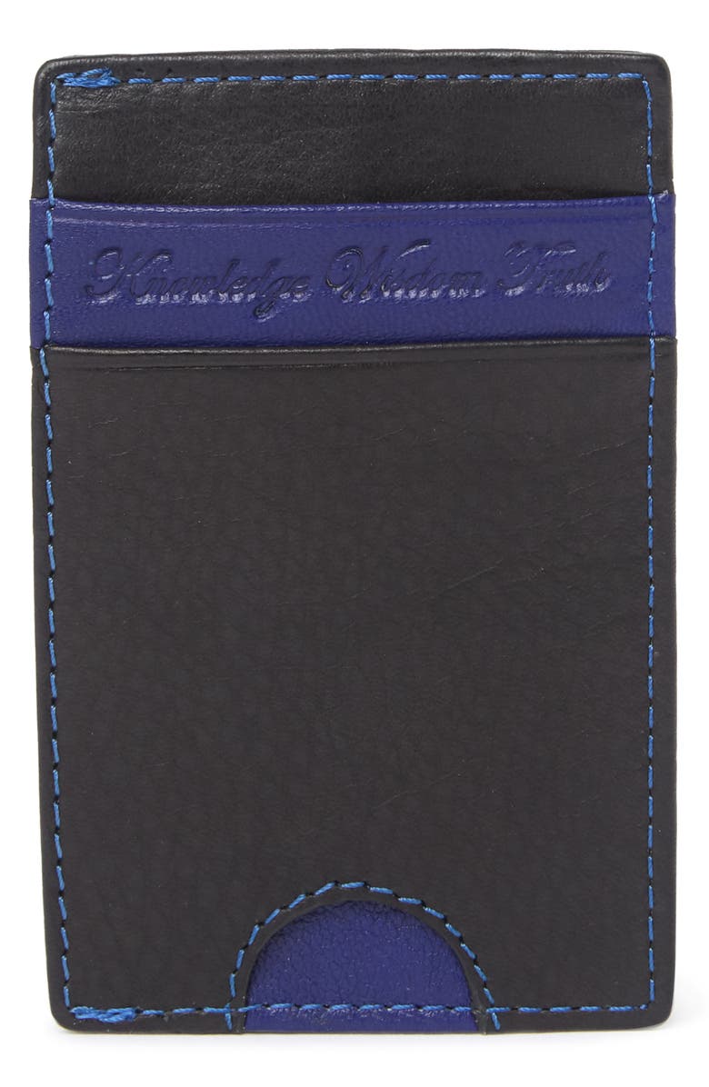 Robert Graham Constanini Leather Card Holder, Alternate, color, 