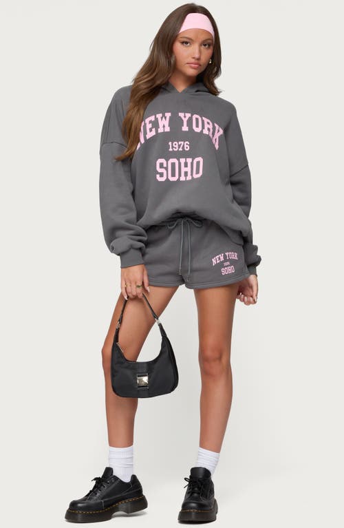 Edikted Soho 76 Sweatshorts In Gray