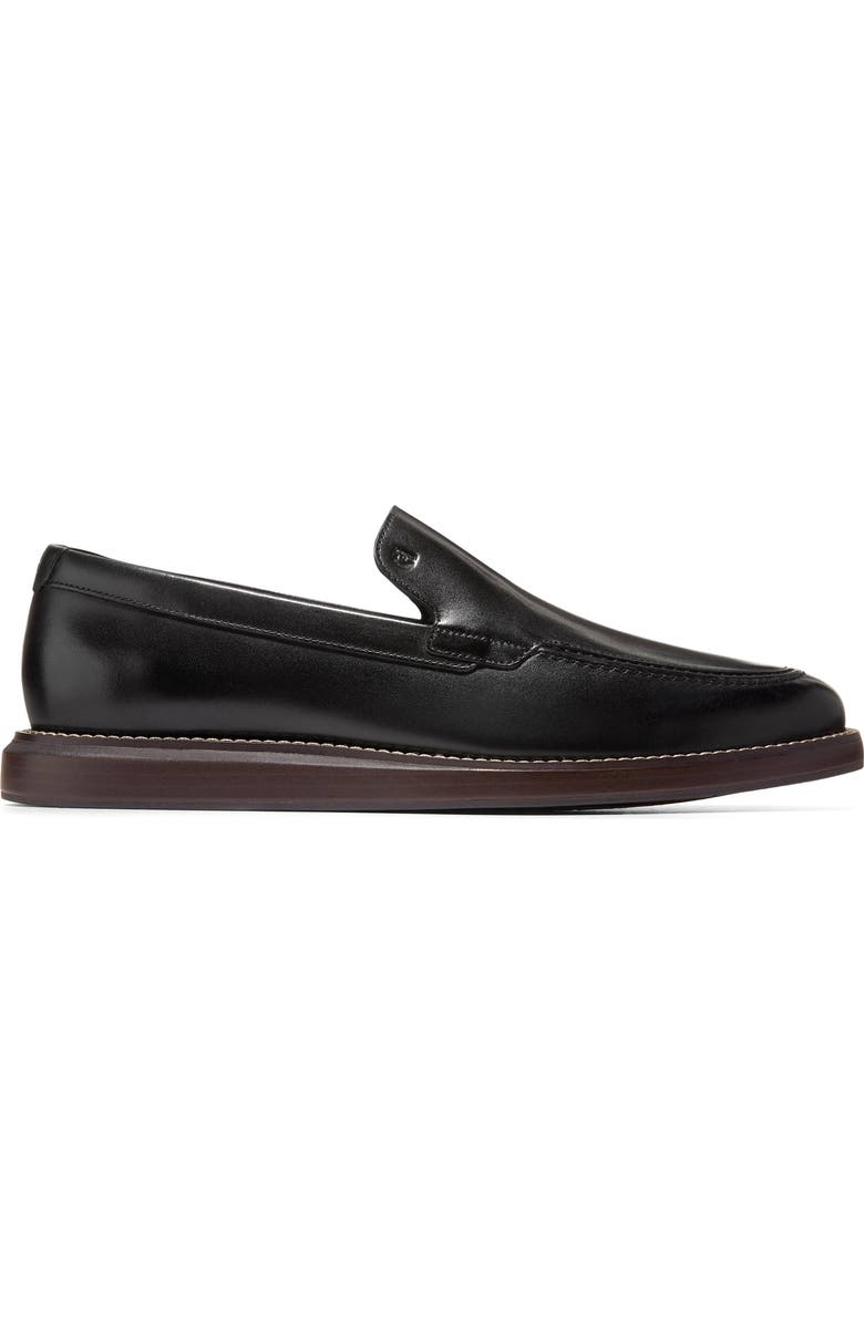 Cole Haan Grand Neoclassic Venetian Loafer, Alternate, color, Black / Dk Natural