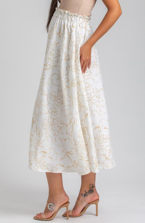 Pietro Brunelli Maternity Print Maternity Midi Skirt