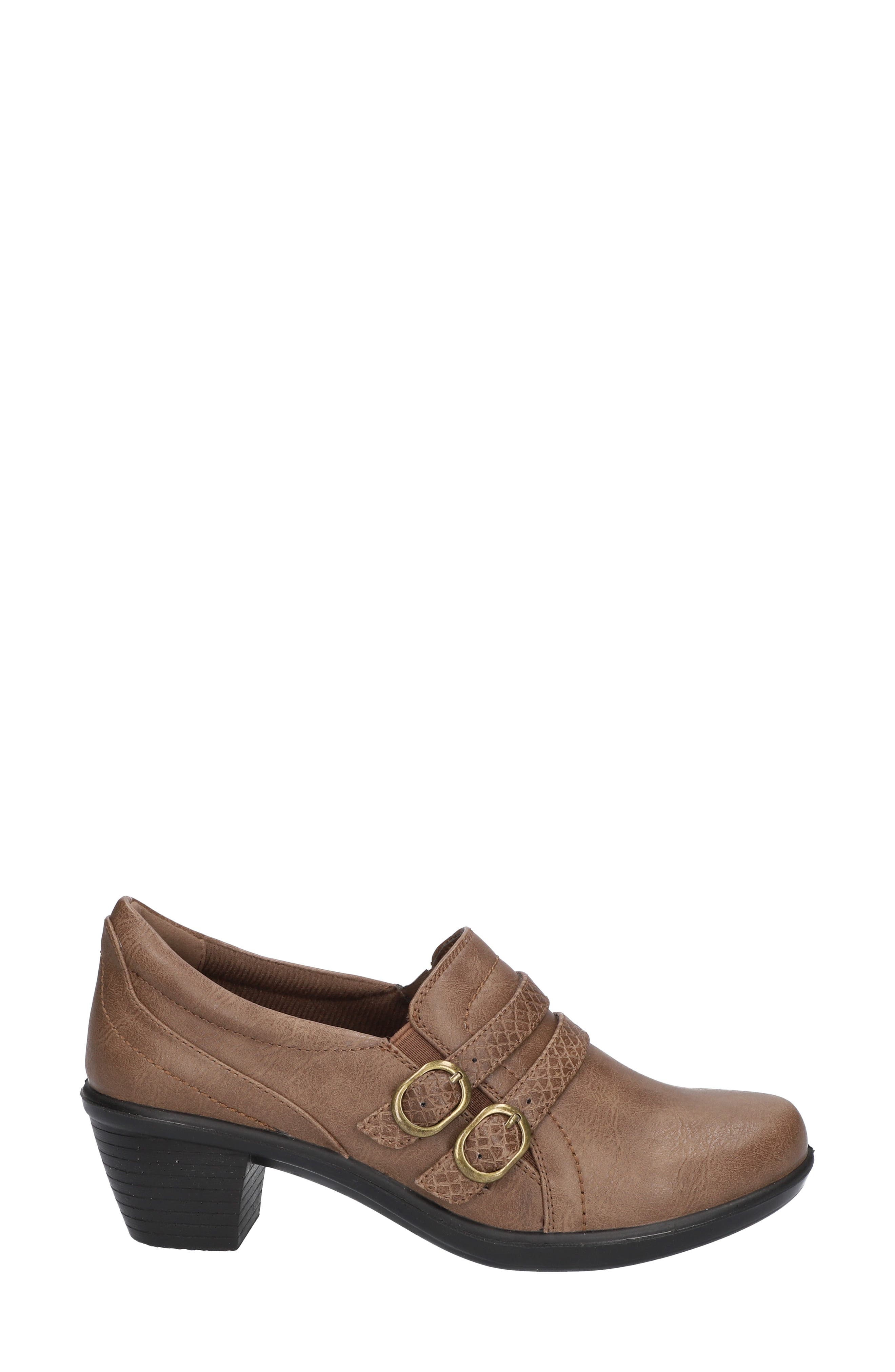 Stroll Faux Leather Clog, Alternate, color, TAUPE/ TAUPE SNAKE/ GORE