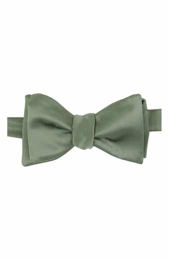 Solid Satin Bow Tie