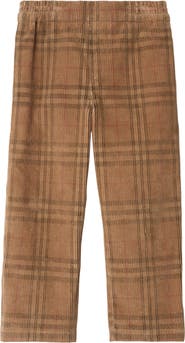 Burberry Check Corduroy Trousers