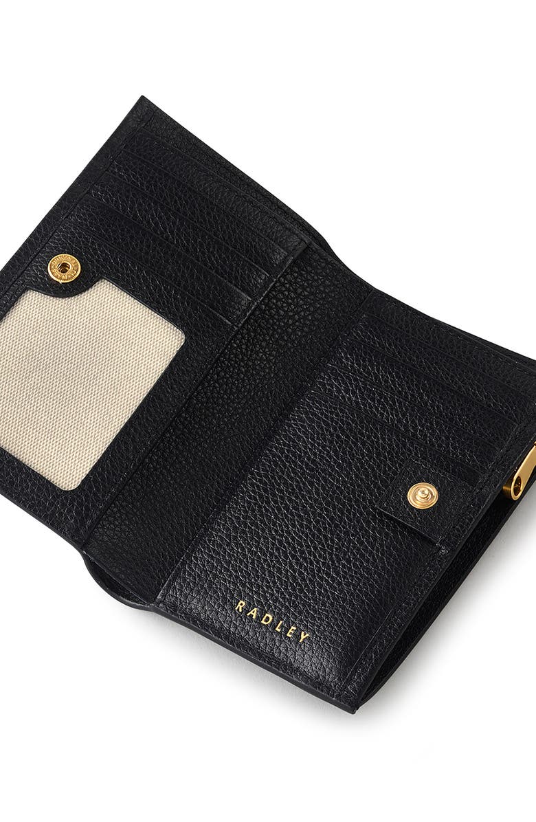 Radley Leather Bifold Wallet, Alternate, color, Black