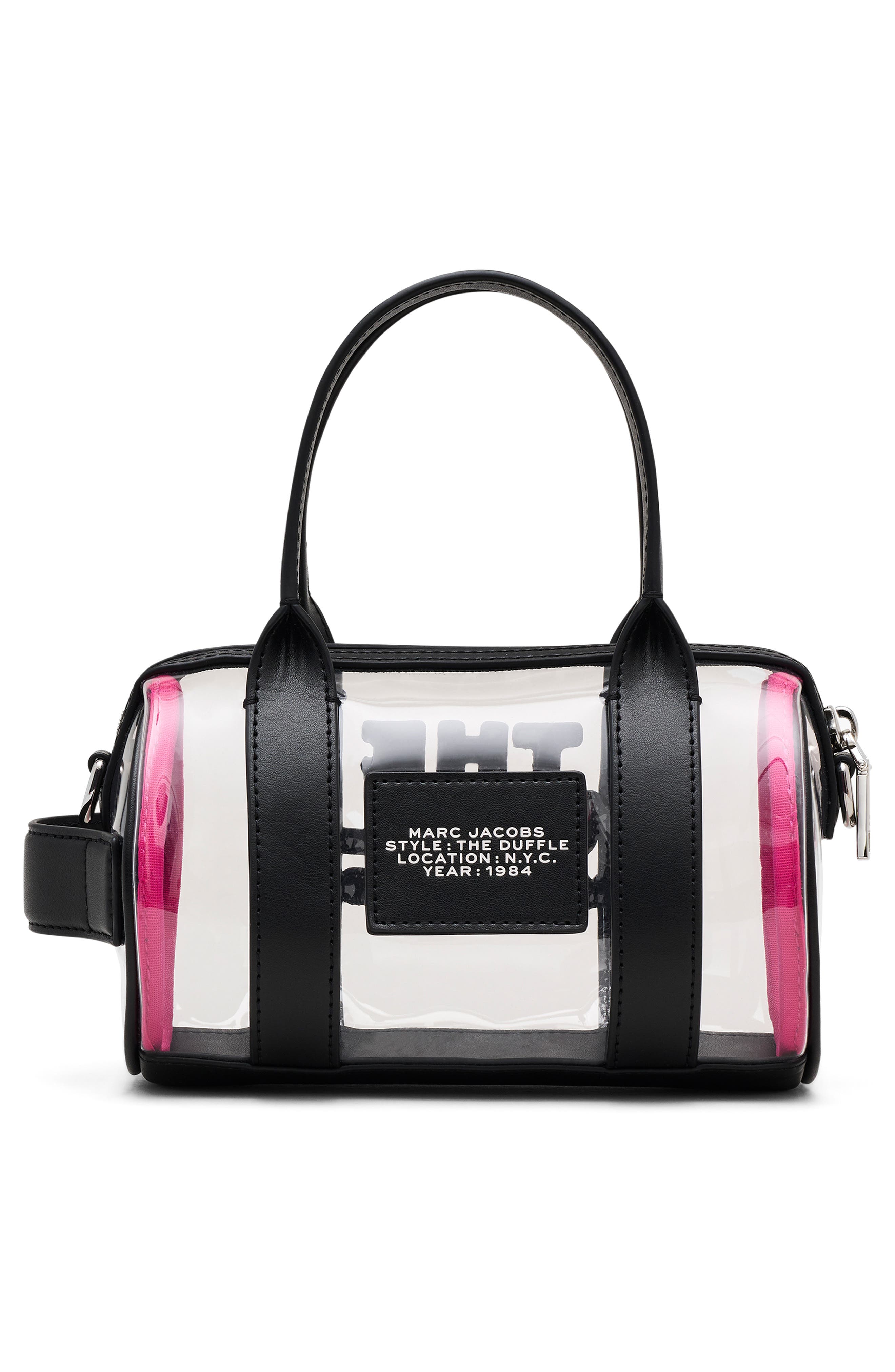 Marc Jacobs The Clear Crossbody Duffle Bag, Alternate, color, 