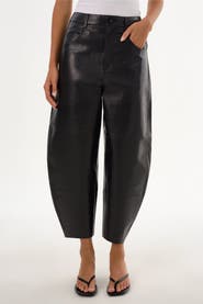 LAMARQUE FENNE | Leather Tapered Pant