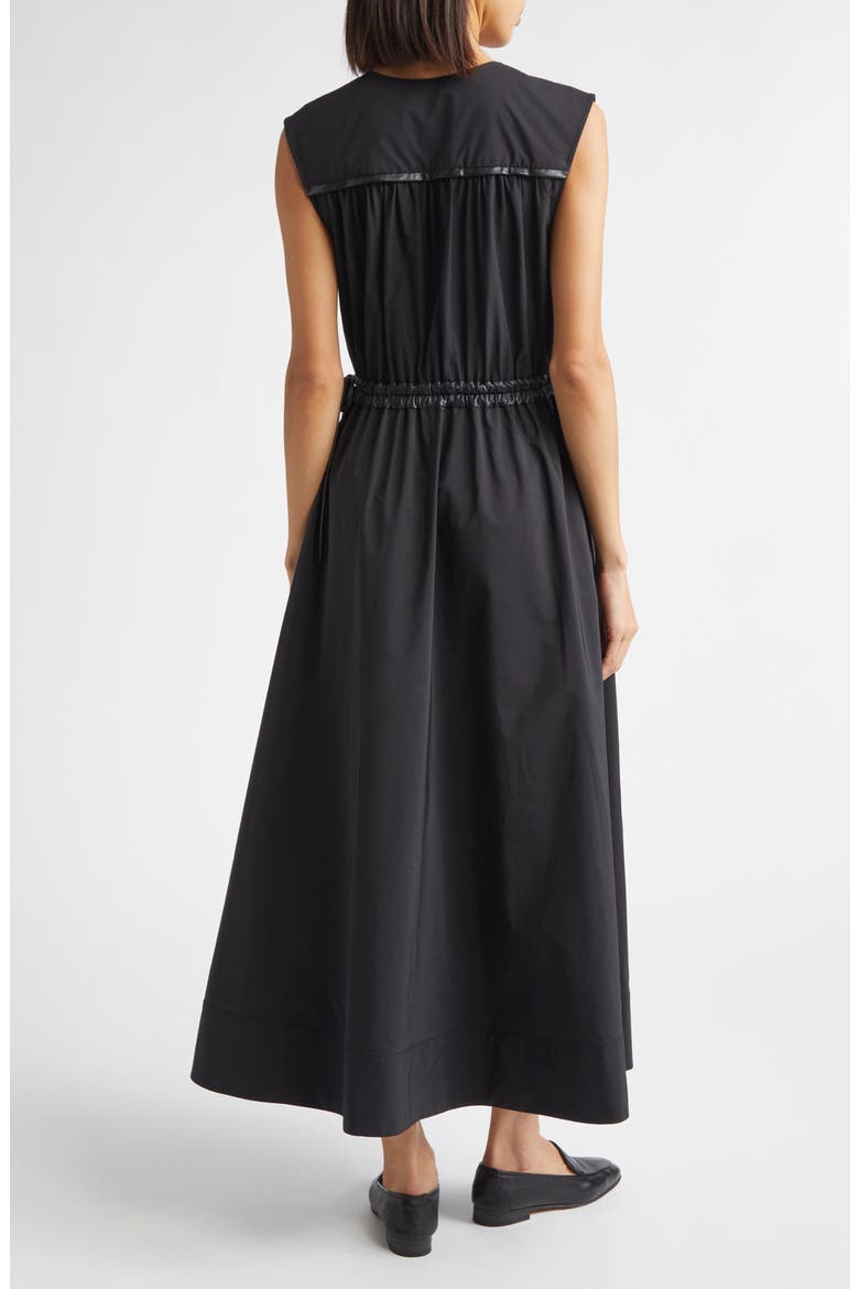 Eros Sleeveless Midi Dress, Alternate, color, BLACK