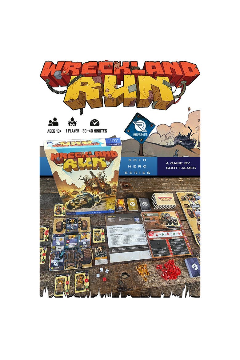 Wreckland Run Solo Hero Series, Ages 10+, 1 Player, Alternate, color, Multicolored