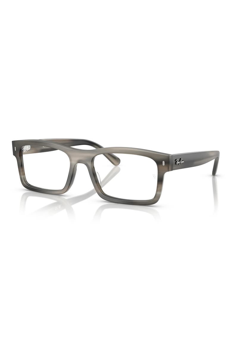 54mm Rectangular Optical Glasses, Alternate, color, HAVANA GRADIENT