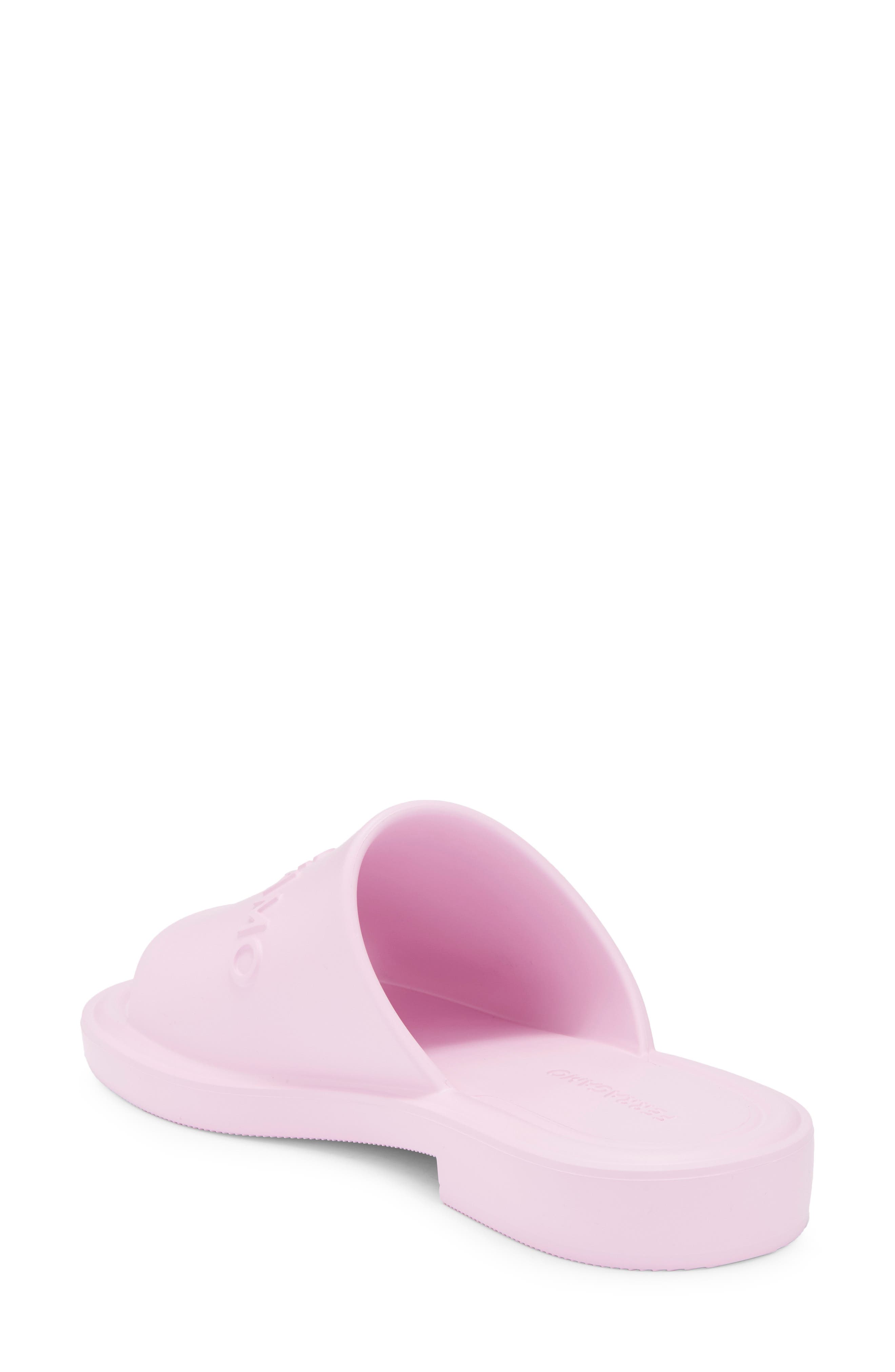 Giuneva Logo Slide Sandal, Alternate, color, PINK