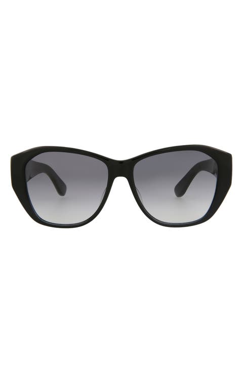 56mm Round Sunglasses
