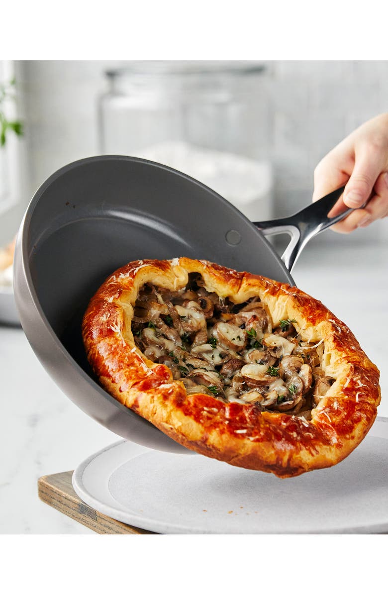 GreenPan GP5 10-Inch & 12-Inch Anodized Aluminum Ceramic Nonstick Frying Pan Set, Alternate, color, Cocoa