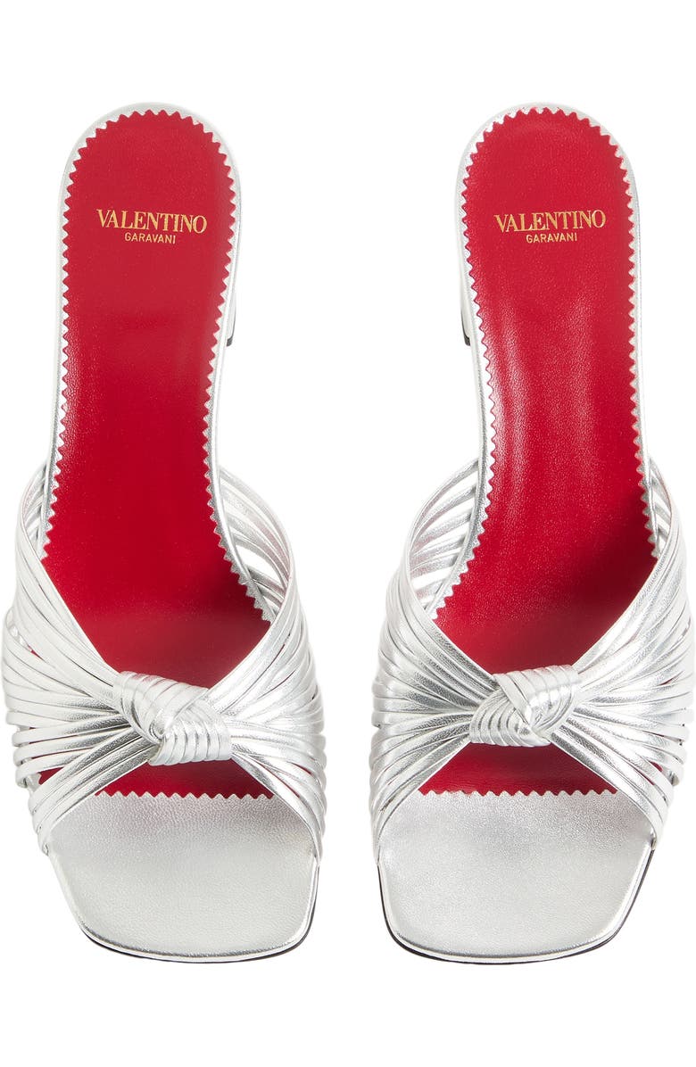 Valentino Garavani Annet Sandal, Alternate, color, Silver