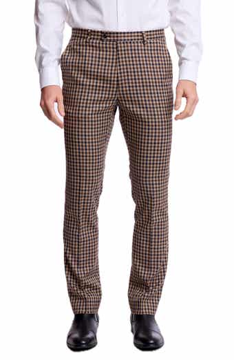 Downing Slim Fit Gingham Pants