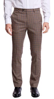 PAISLEY & GRAY Downing Slim Fit Gingham Pants