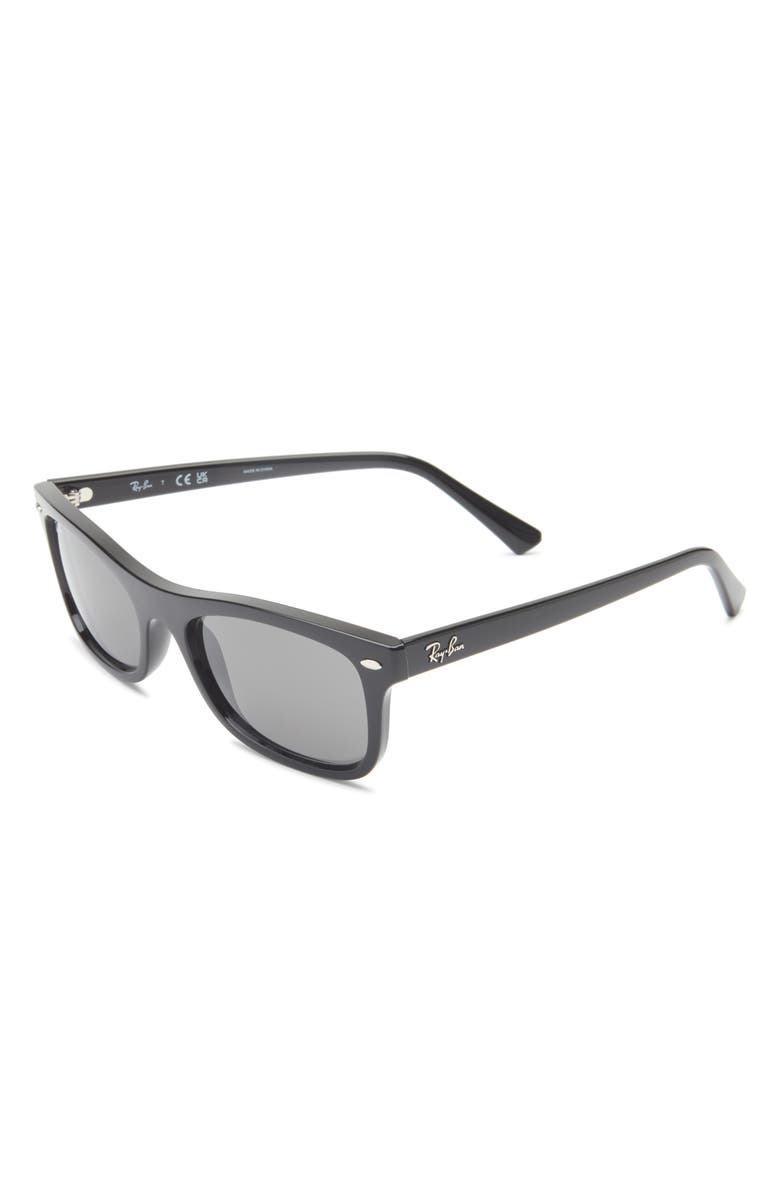 Ray-Ban 54mm Square Sunglasses, Alternate, color, Black / Dark Grey