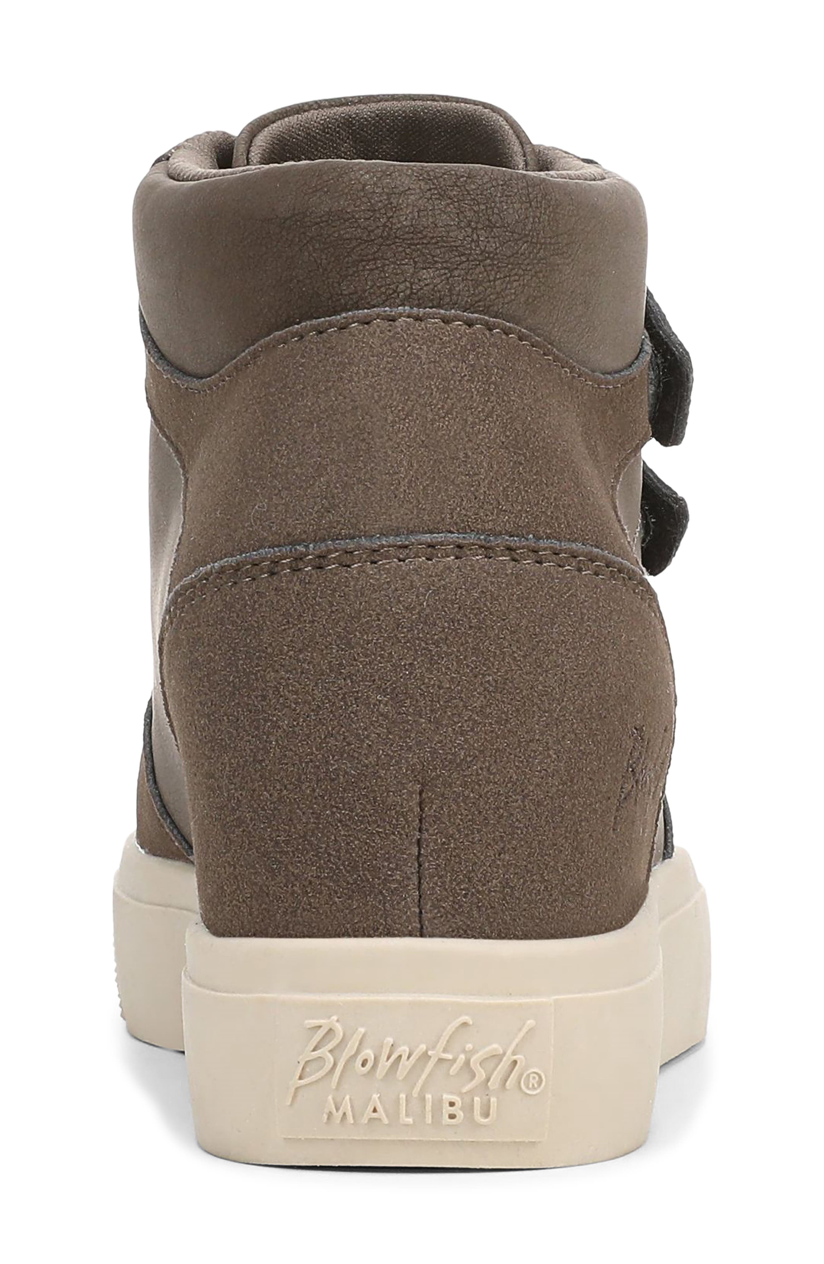 Zest Wedge Sneaker, Alternate, color, WOODSMOKE FAUX SUEDE