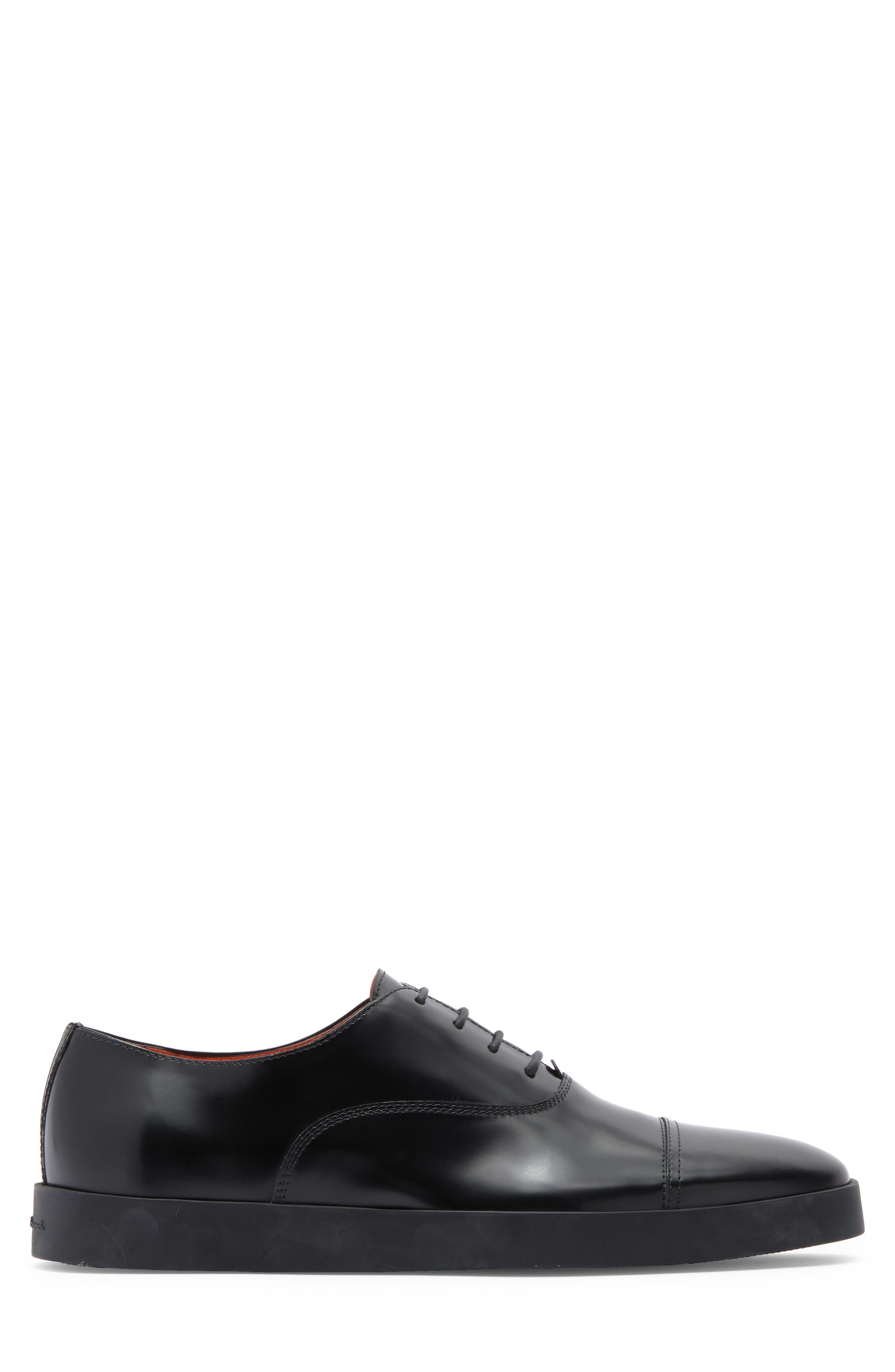 Santoni Behemoth Cap Toe Oxford Sneaker, Alternate, color, 