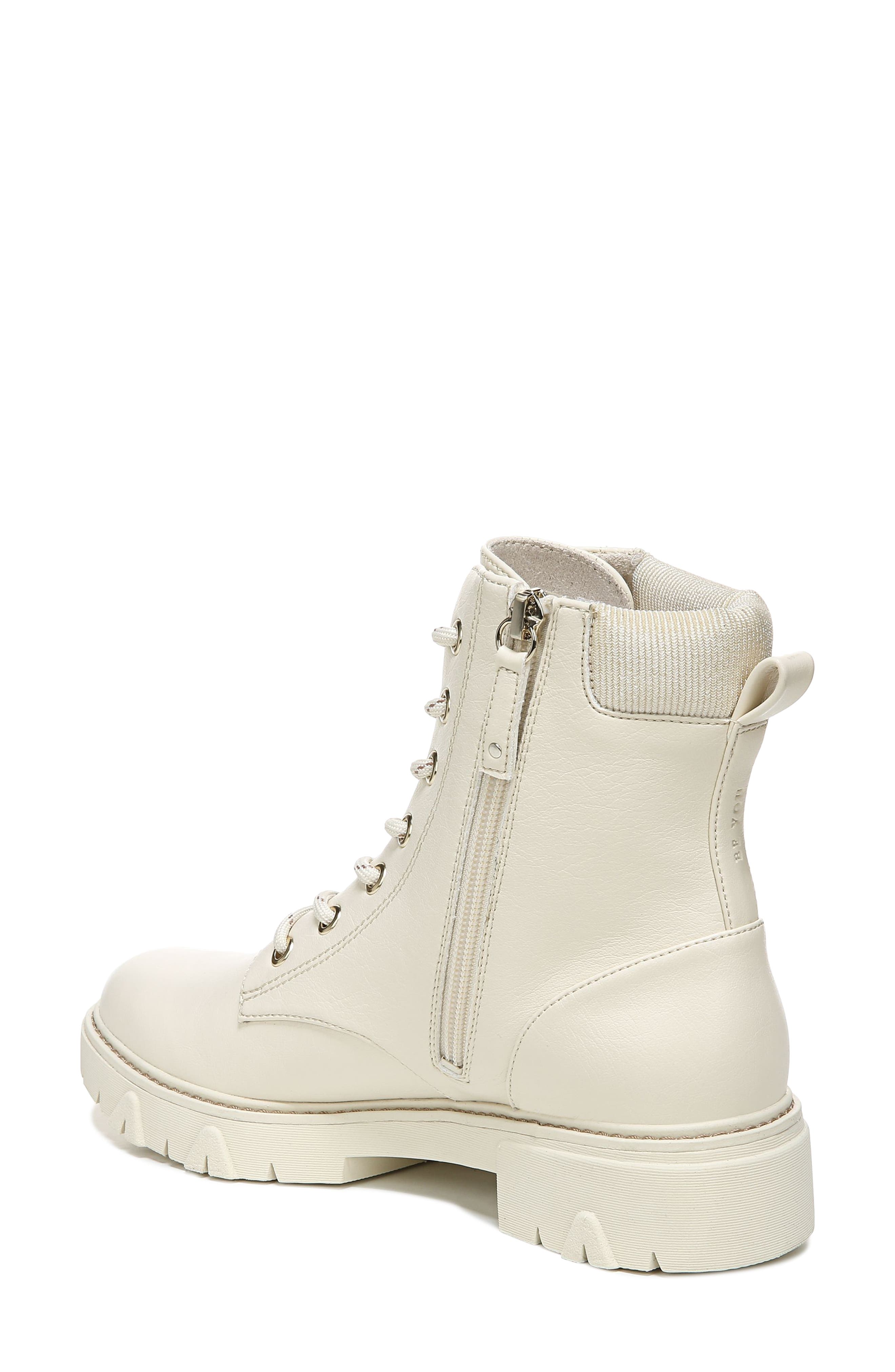 Headstart Lace-Up Combat Boot, Alternate, color, SEASHELL BEIGE