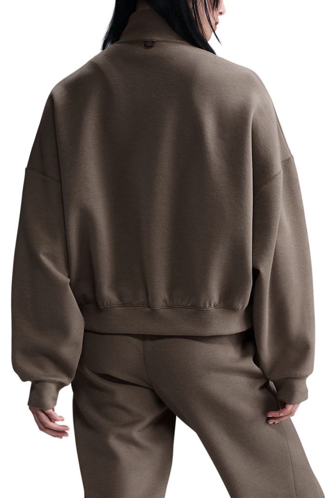 24.7 ImpossiblySoft Dri-FIT Oversize Half Zip Top (Women) | Nordstrom