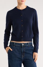 Nordstrom Crewneck Cashmere Cardigan