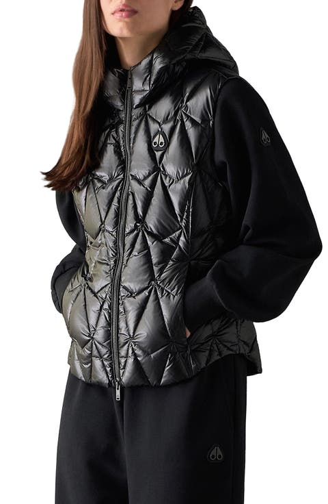 Lightweight Hooded Water Repellent Down Vest