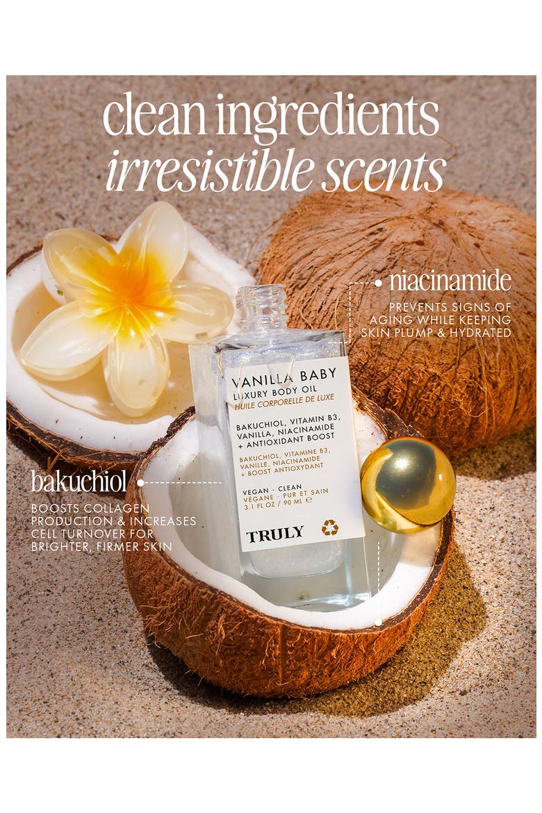 Vanilla Baby Luxury Body Oil, Alternate, color, NO COLOR
