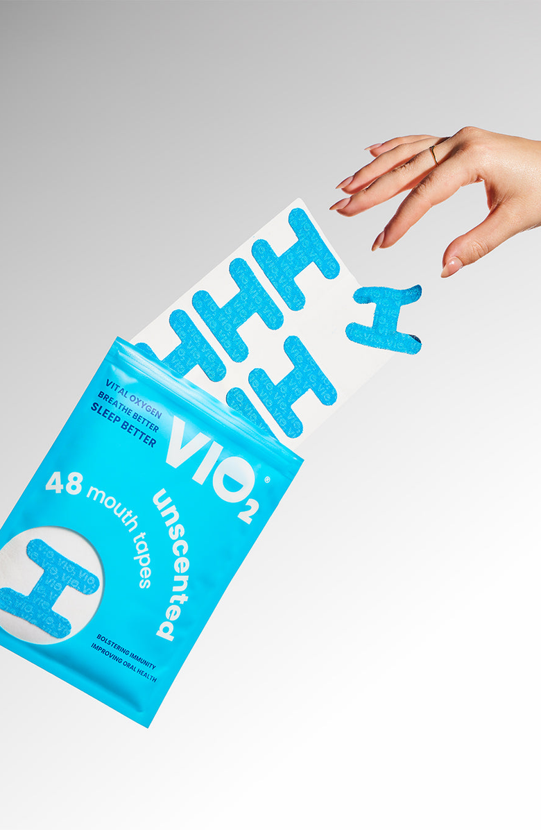 VIO2tape Unscented Mouth Tape, Alternate, color, NO COLOR