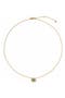  18K Gold Vermeil / Green Onyx