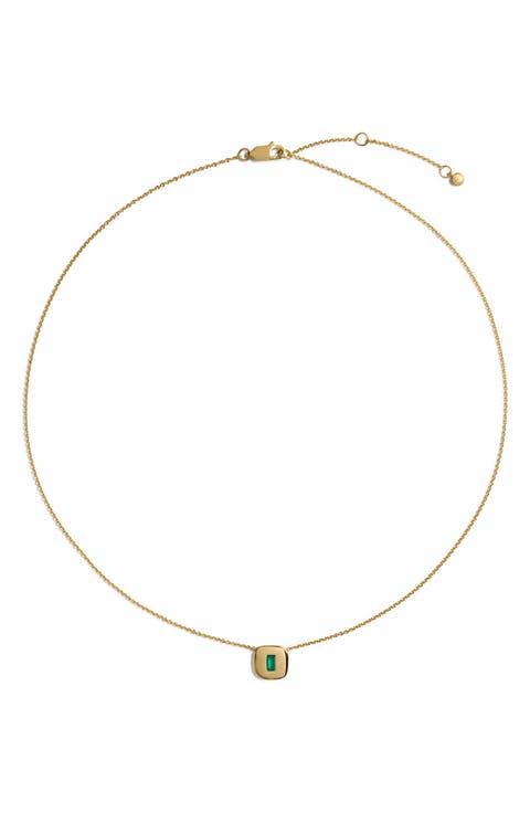 Gemdrop Chain Necklace