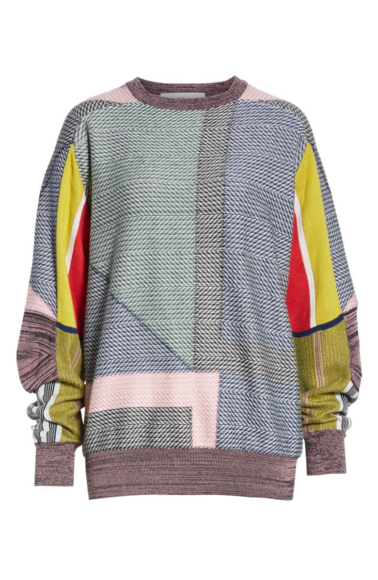 Toga Jacquard Sweater, Alternate, color, 