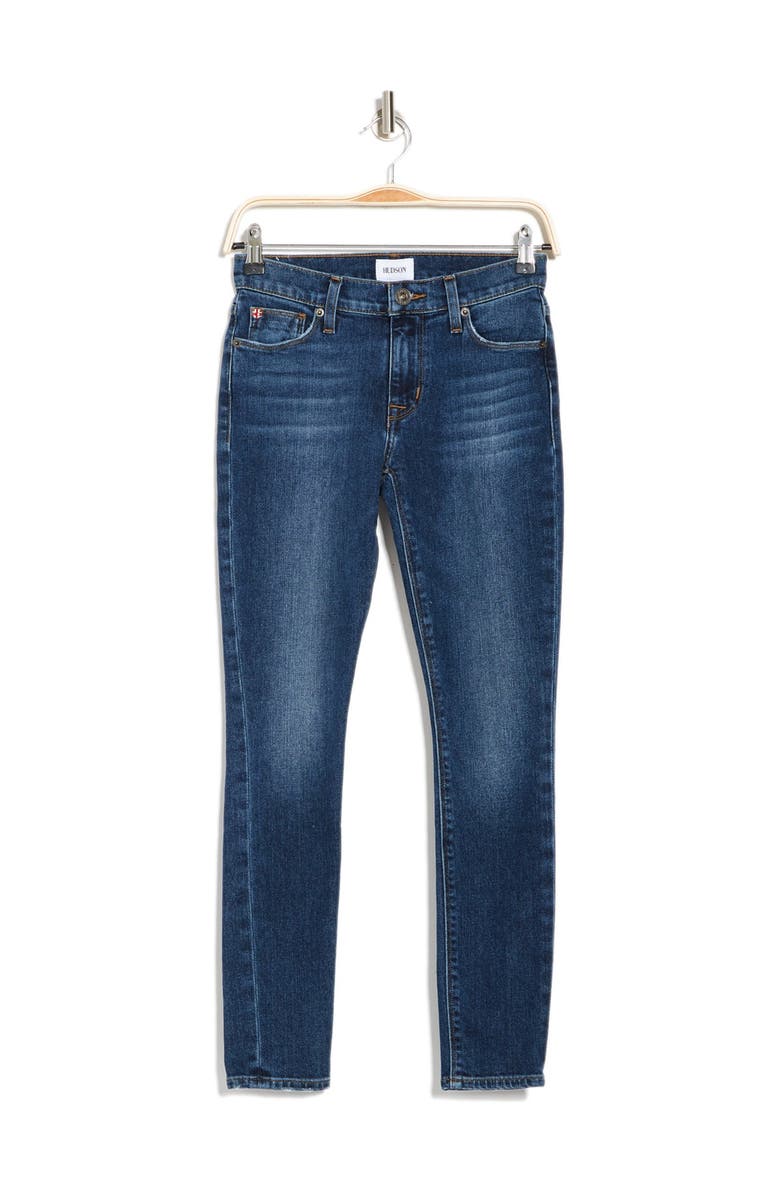 Hudson Jeans Natalie Mid Rise Ankle Crop Skinny Jeans, Alternate, color, 