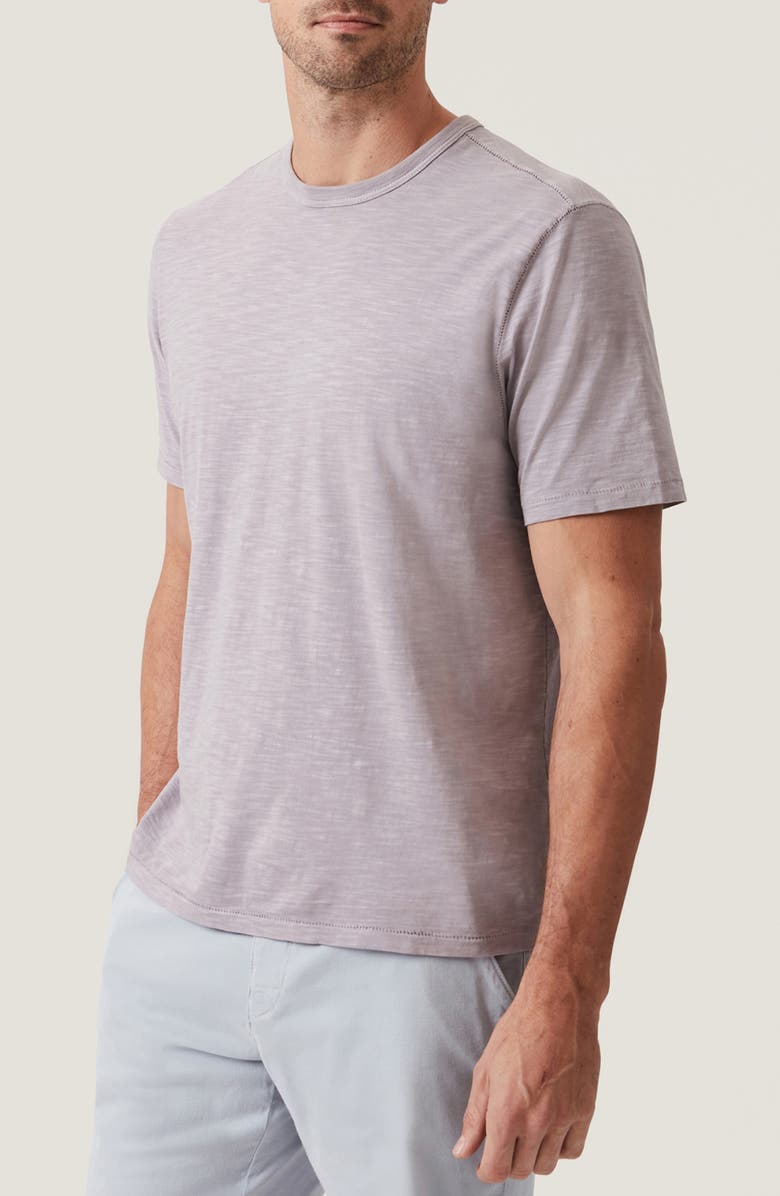 34 Heritage Crewneck Slub Cotton T-Shirt, Alternate, color, Lilac Dust
