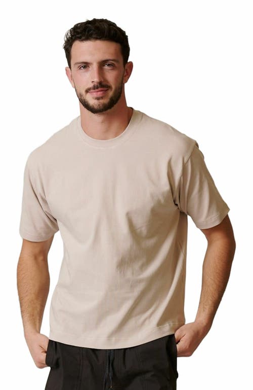 LEISURE LAB Cotton Box Tee in Bone  product