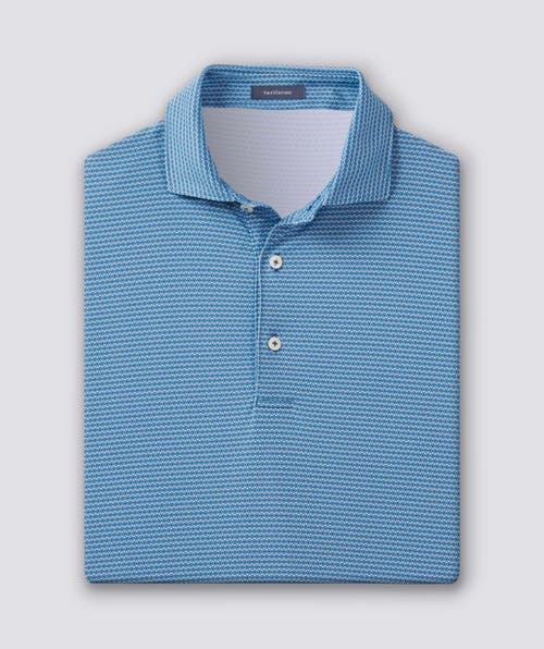 Turtleson Lennon Performance Polo In Blue