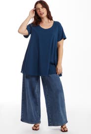 June + Vie Short-Sleeve Swing One + Only Tunic