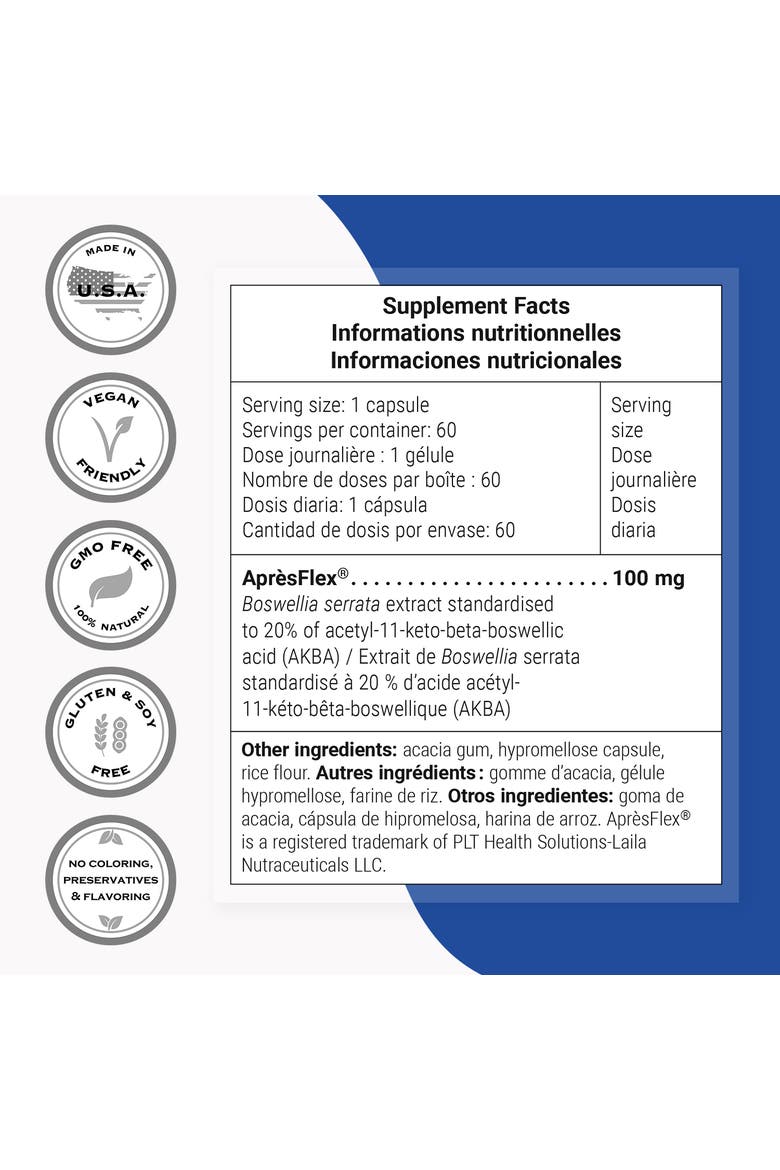 Super Boswellia Extract 100mg, Alternate, color, None