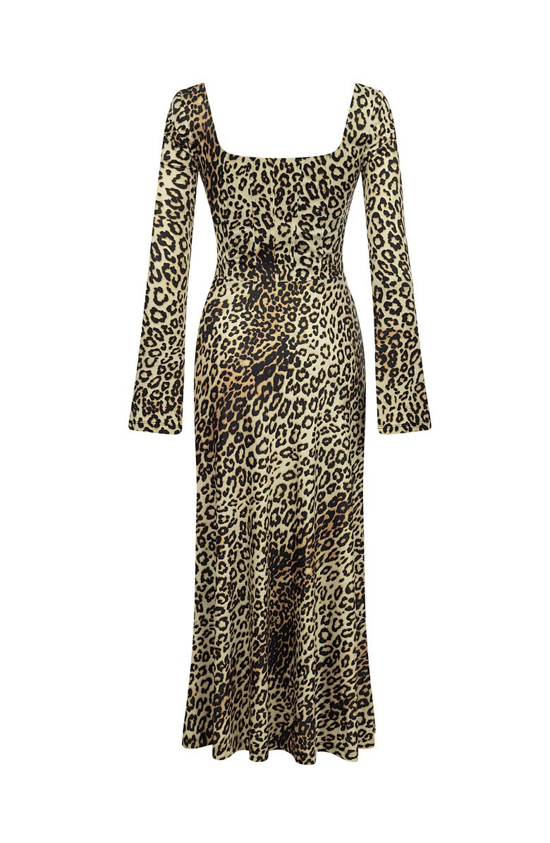 Nocturne Square Neck Midi Dress, Alternate, color, 