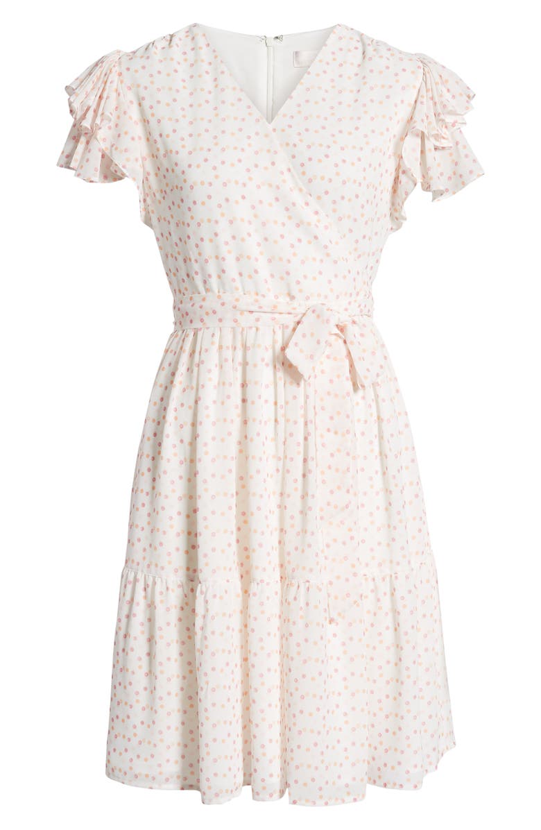 Rachel Parcell Tiered Ruffle Sleeve Dress, Alternate, color, 