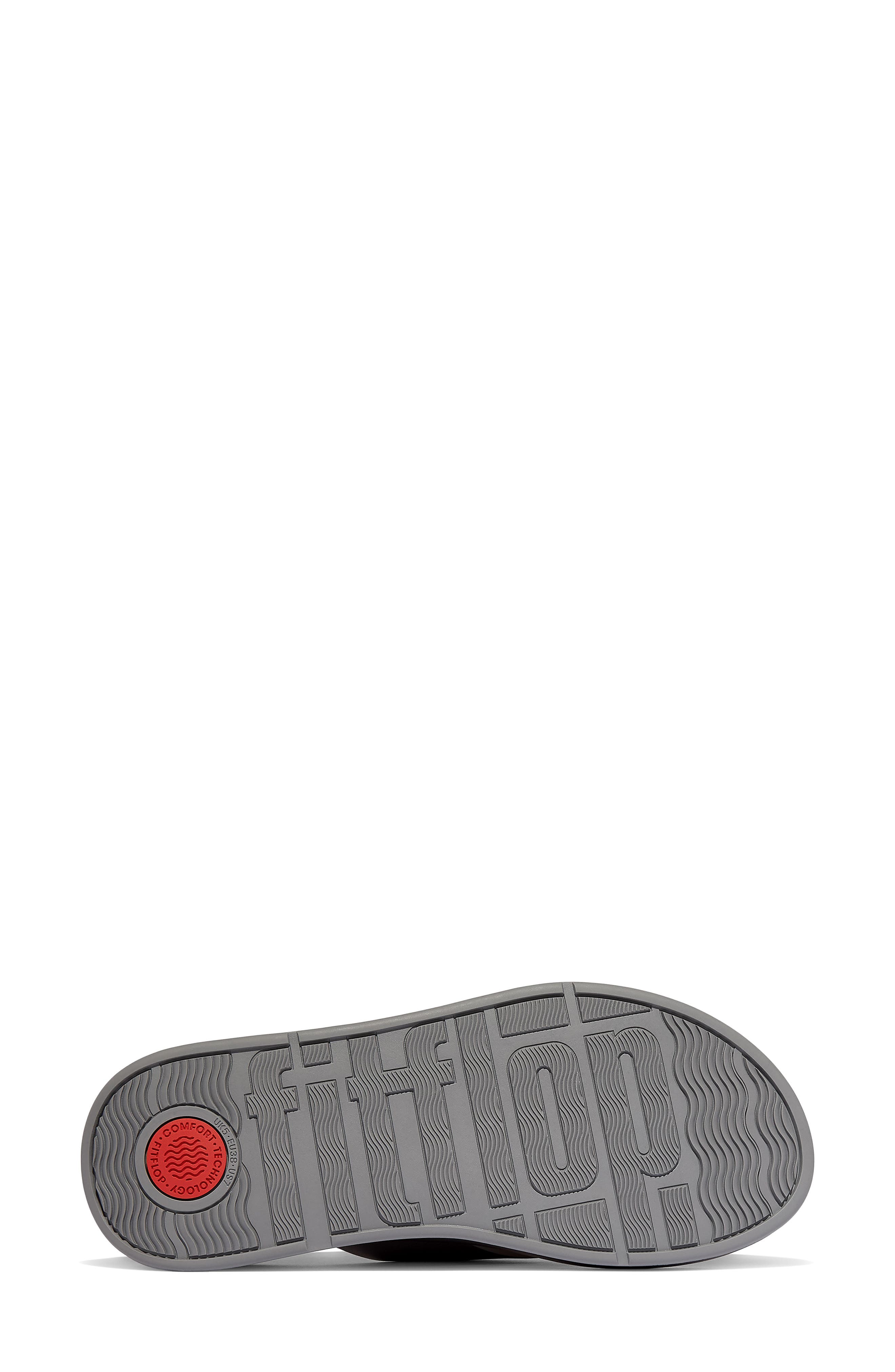 FitFlop F-Mode Beaded Chain Platform Sandal, Alternate, color, Silvereen
