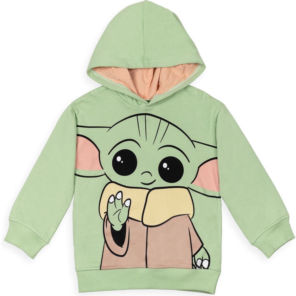 Star Wars The Mandalorian Baby Yoda Pullover Hoodie In Multi
