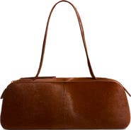 Khaite Simona Genuine Calf Hair Shoulder Bag