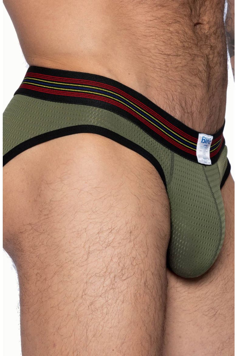 Mesh Briefs, Alternate, color, OLIVE