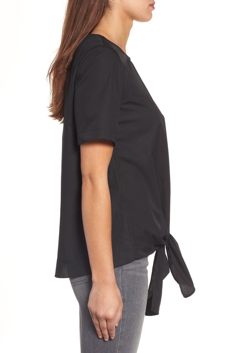 GIBSONLOOK Gibson Cotton Tie Front Top, Alternate, color, 