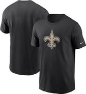 Nike Men's Nike Black New Orleans Saints Primary Logo T-Shirt