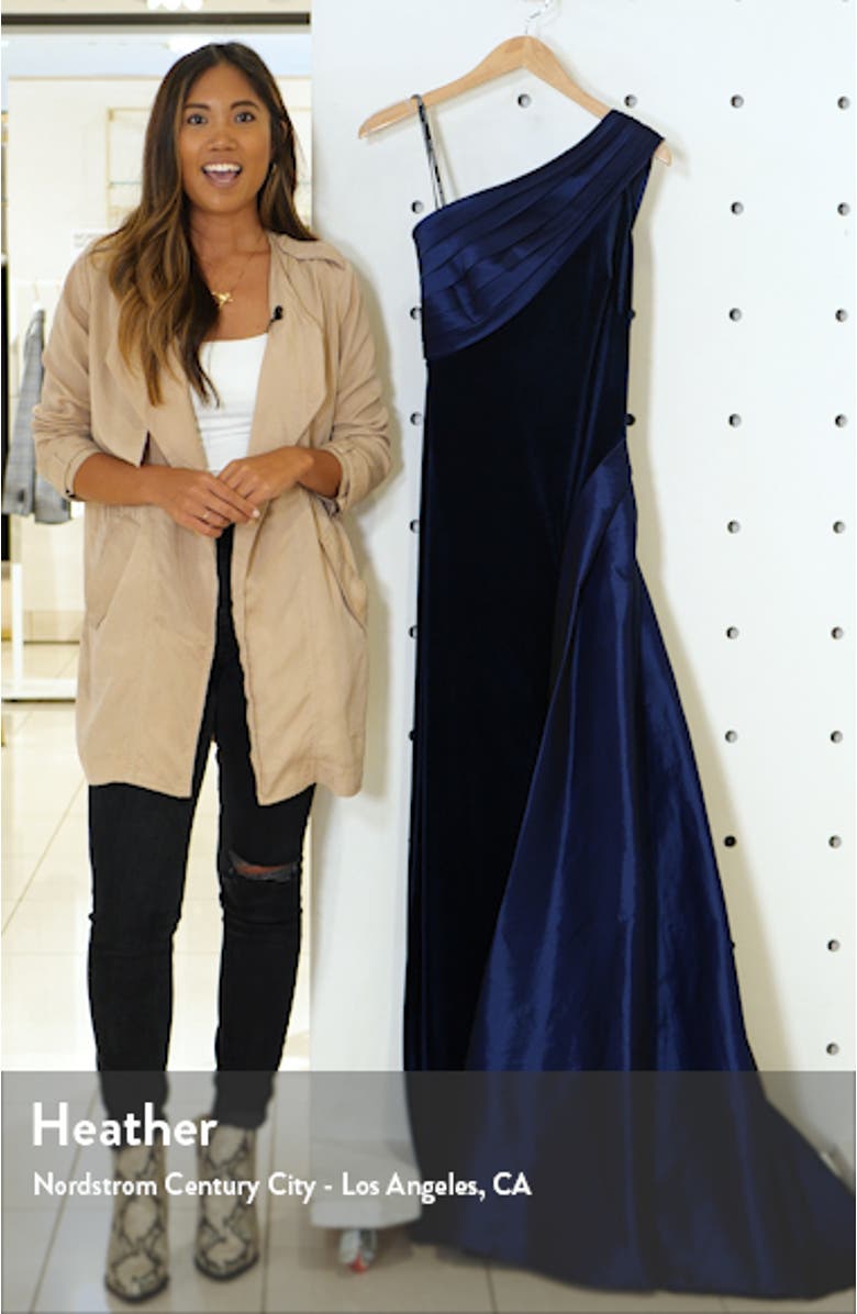 One-Shoulder Tafetta Ballgown, sales video thumbnail