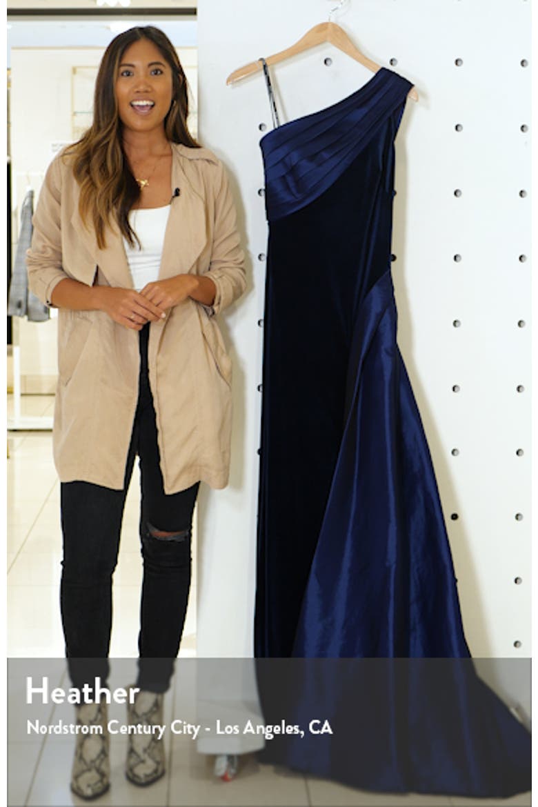 One-Shoulder Tafetta Ballgown video