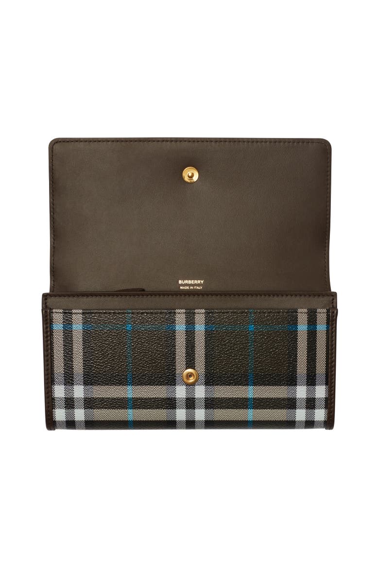 Burberry Check Continental Wallet, Alternate, color,